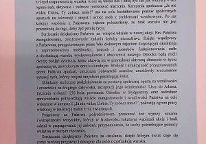 Pismo z podziękowaniem za udział w kampanii "Ja nie widzę Ciebie, Ty zobacz mnie"